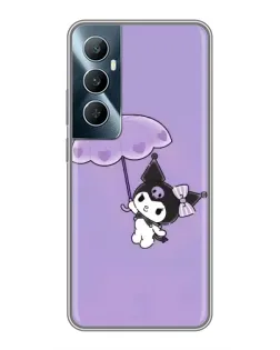 Чохол для Realme C65 з картинкою «Kuromi з парасолькою»