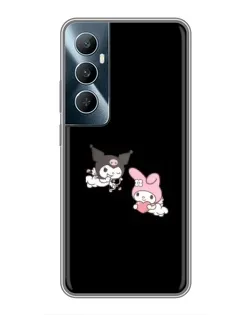 Чохол для Realme C65 з картинкою «My Melody та Kuromi»