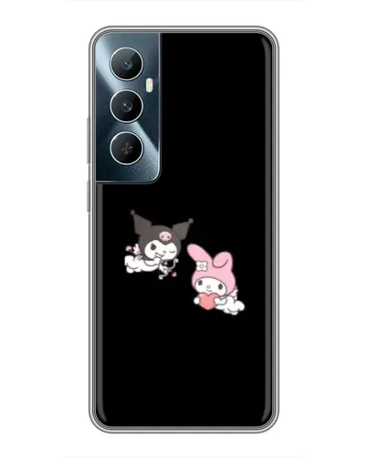 Чохол для Realme C65 з картинкою «My Melody та Kuromi»