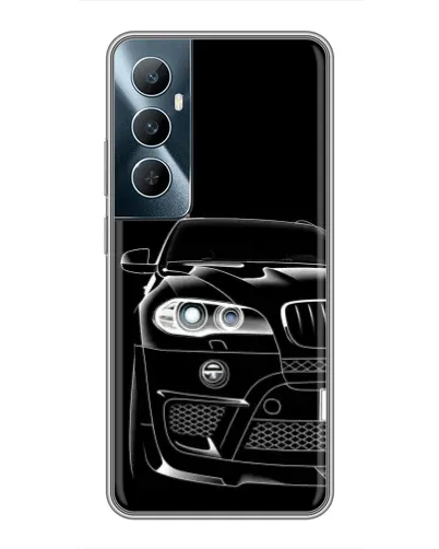 Чехол для Realme C65 с картинкой «Темный силуэт BMW» Чехол для Realme C65 с картинкой «Темный силуэт BMW»