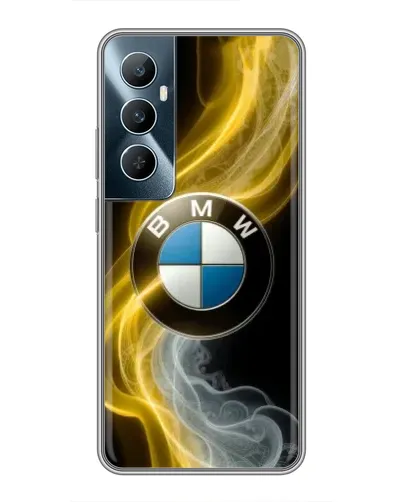 Чехол для Realme C65 с картинкой «Золотистый дым BMW» Чехол для Realme C65 с картинкой «Золотистый дым BMW»