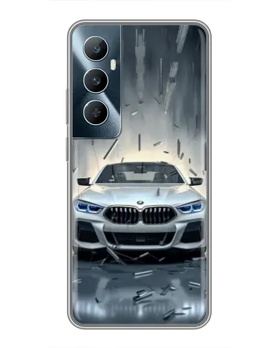 Чехол для Realme C65 с картинкой «BMW в свете фар» Чехол для Realme C65 с картинкой «BMW в свете фар»