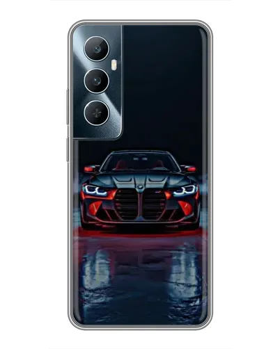 Чехол для Realme C65 с картинкой «BMW на мокрой дороге» Чехол для Realme C65 с картинкой «BMW на мокрой дороге»