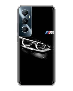 Чехол для Realme C65 с картинкой «BMW — взгляд тигра»