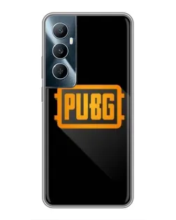 Чохол для Realme C65 з картинкою «PUBG — рамка лого»