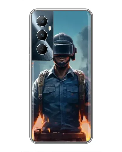 Чохол для Realme C65 з картинкою «PUBG — реалістичний герой»