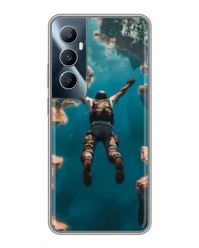 Чохол для Realme C65 з картинкою «PUBG — вільне падіння»