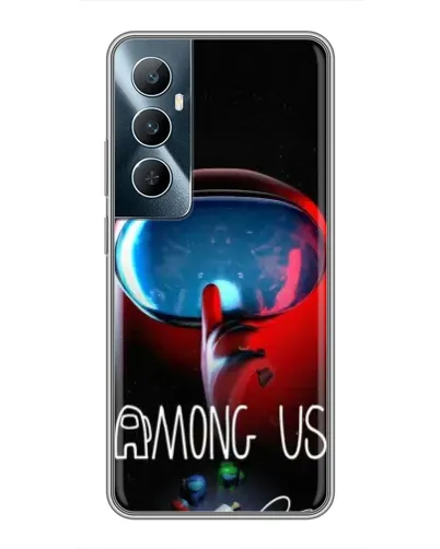 Чохол для Realme C65 з картинкою «Червоний імпостер — макро» Чохол для Realme C65 з картинкою «Червоний імпостер — макро»