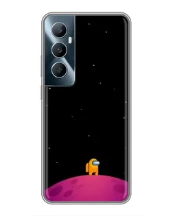 Чохол для Realme C65 з картинкою «Самотній герой на планеті» Чохол для Realme C65 з картинкою «Самотній герой на планеті»