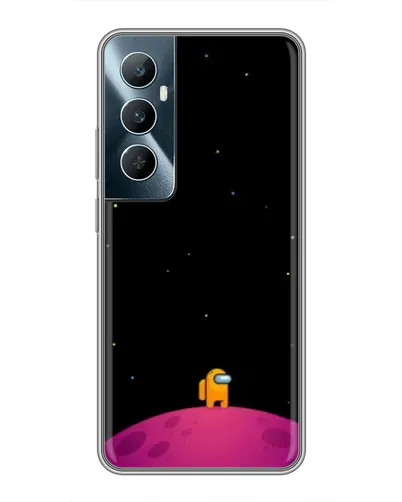 Чохол для Realme C65 з картинкою «Самотній герой на планеті» Чохол для Realme C65 з картинкою «Самотній герой на планеті»
