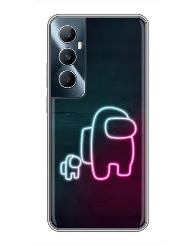 Чохол для Realme C65 з картинкою «Among Us неон-арт» Чохол для Realme C65 з картинкою «Among Us неон-арт»