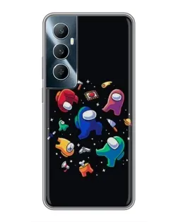 Чохол для Realme C65 з картинкою «Among Us космос»