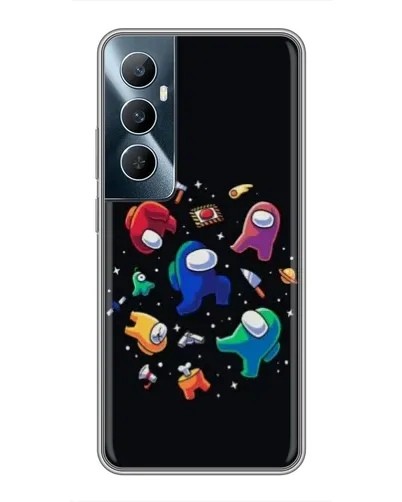 Чохол для Realme C65 з картинкою «Among Us космос» Чохол для Realme C65 з картинкою «Among Us космос»