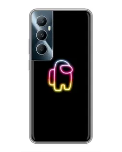 Чохол для Realme C65 з картинкою «Among Us градієнт»
