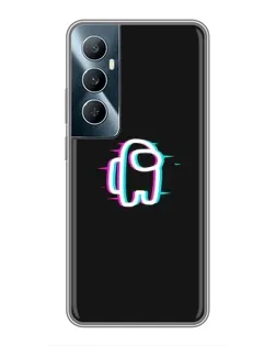 Чохол для Realme C65 з картинкою «Among Us неон»