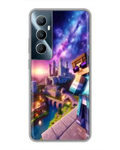 Чохол для Realme C65 з картинкою «Стів та космос»