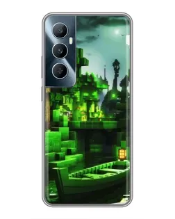 Чохол для Realme C65 з картинкою «Minecraft лісовий пейзаж» Чохол для Realme C65 з картинкою «Minecraft лісовий пейзаж»