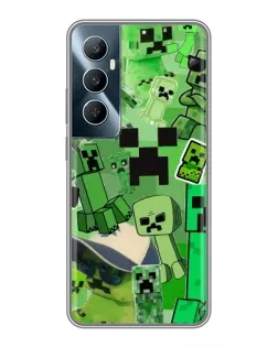 Чохол для Realme C65 з картинкою «Кріпери Minecraft» Чохол для Realme C65 з картинкою «Кріпери Minecraft»