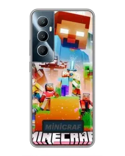 Чохол для Realme C65 з картинкою «Minecraft герої гри» Чохол для Realme C65 з картинкою «Minecraft герої гри»