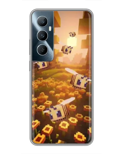 Чохол для Realme C65 з картинкою «Поле соняшників»