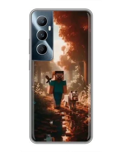 Чохол для Realme C65 з картинкою «Стів у лісі»