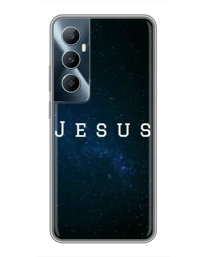 Чехол для Realme C65 с картинкой «Звездное небо Jesus»
