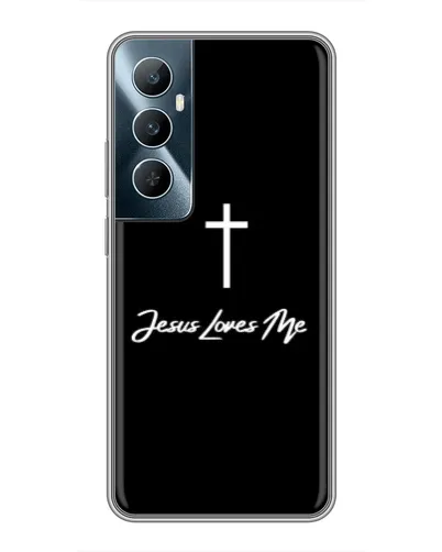 Чехол для Realme C65 с картинкой «Иисус любит тебя»