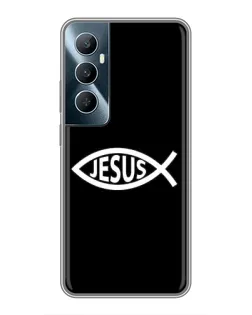 Чехол для Realme C65 с картинкой «Классический Jesus»