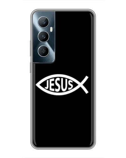 Чехол для Realme C65 с картинкой «Классический Jesus»