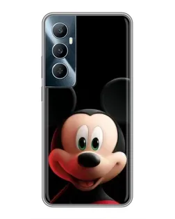 Чехол для Realme C65 с картинкой «Улыбающийся Микки Маус»