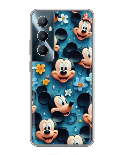 Чехол для Realme C65 с картинкой «Паттерн Микки и Минни» Чехол для Realme C65 с картинкой «Паттерн Микки и Минни»