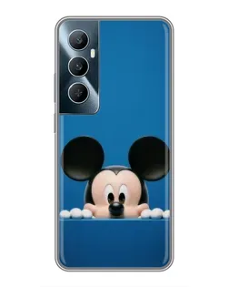Чехол для Realme C65 с картинкой «Микки выглядывает»