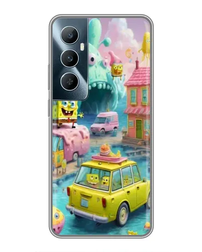 Чехол для Realme C65 с картинкой «Монстр-трак приключения» Чехол для Realme C65 с картинкой «Монстр-трак приключения»