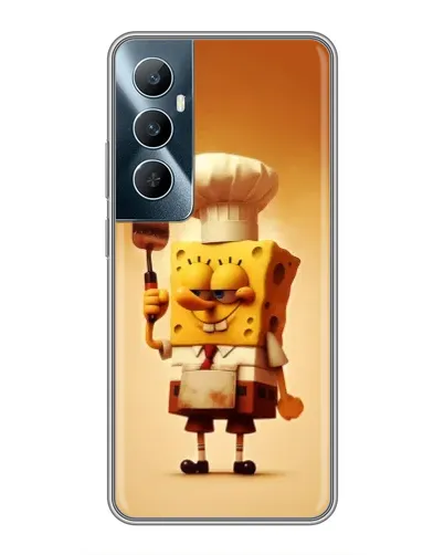 Чехол для Realme C65 с картинкой «Губка Боб повар» Чехол для Realme C65 с картинкой «Губка Боб повар»