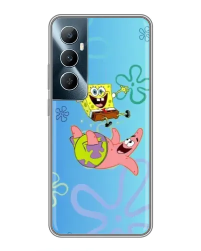 Чехол для Realme C65 с картинкой «Спанч Боб и Патрик» Чехол для Realme C65 с картинкой «Спанч Боб и Патрик»