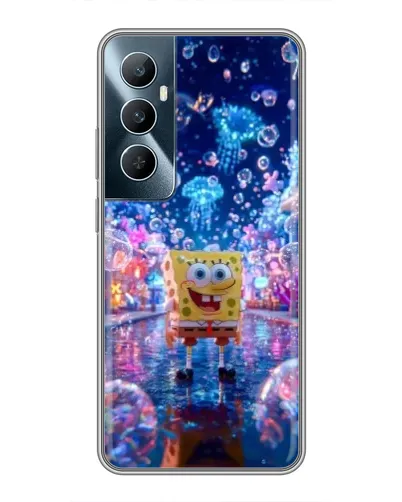Чехол для Realme C65 с картинкой «Неоновый океан» Чехол для Realme C65 с картинкой «Неоновый океан»