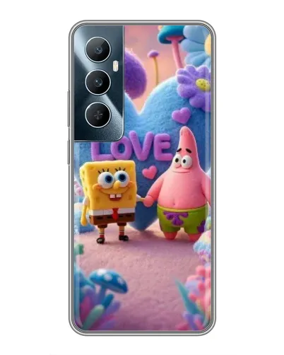 Чехол для Realme C65 с картинкой «Губка Боб Патрик» Чехол для Realme C65 с картинкой «Губка Боб Патрик»