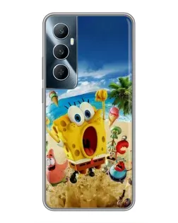 Чехол для Realme C65 с картинкой «Развлечения на пляже»