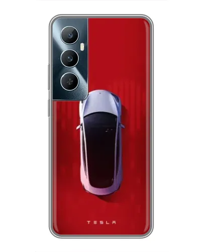 Чехол для Realme C65 с картинкой «Tesla Top View» Чехол для Realme C65 с картинкой «Tesla Top View»