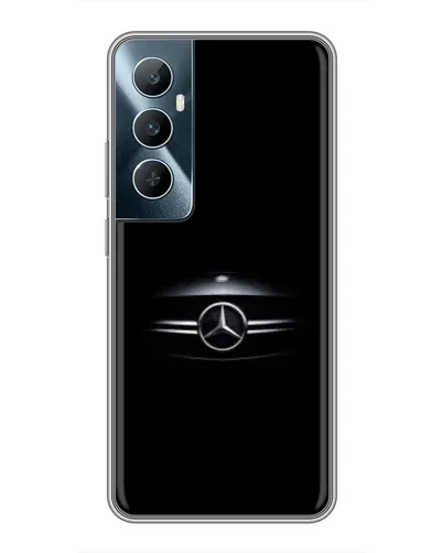 Чехол для Realme C65 с картинкой «Mercedes — абстрактные линии» Чехол для Realme C65 с картинкой «Mercedes — абстрактные линии»