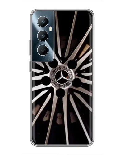 Чехол для Realme C65 с картинкой «Диск Mercedes» Чехол для Realme C65 с картинкой «Диск Mercedes»