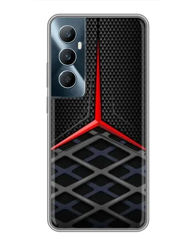 Чехол для Realme C65 с картинкой «Mercedes Carbon Grid» Чехол для Realme C65 с картинкой «Mercedes Carbon Grid»