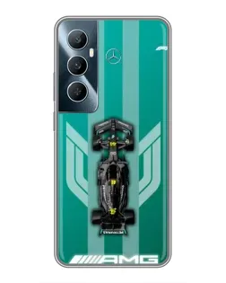 Чехол для Realme C65 с картинкой «Mercedes AMG Petronas»
