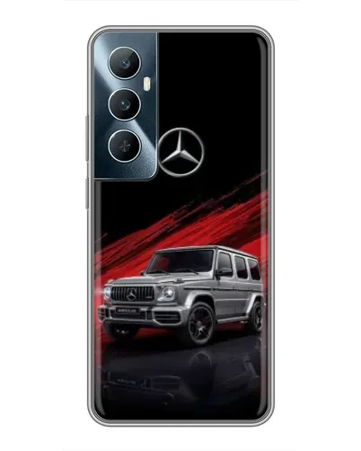 Чехол для Realme C65 с картинкой «Mercedes G-Class красный» Чехол для Realme C65 с картинкой «Mercedes G-Class красный»