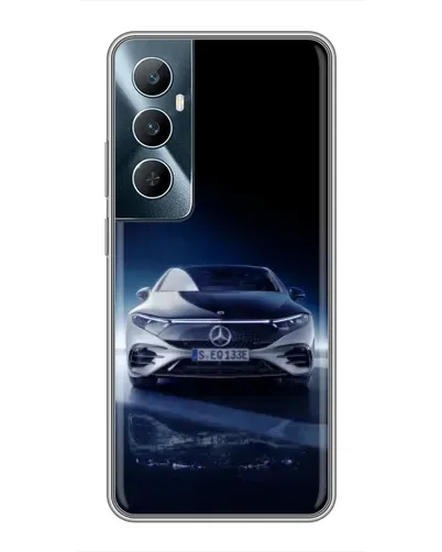 Чехол для Realme C65 с картинкой «Ночной Mercedes EQ» Чехол для Realme C65 с картинкой «Ночной Mercedes EQ»