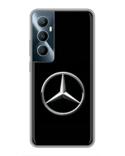 Чехол для Realme C65 с картинкой «Mercedes классический лого»