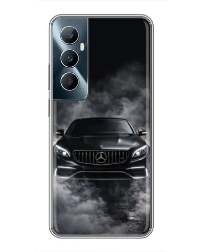 Чехол для Realme C65 с картинкой «Mercedes в дыму» Чехол для Realme C65 с картинкой «Mercedes в дыму»