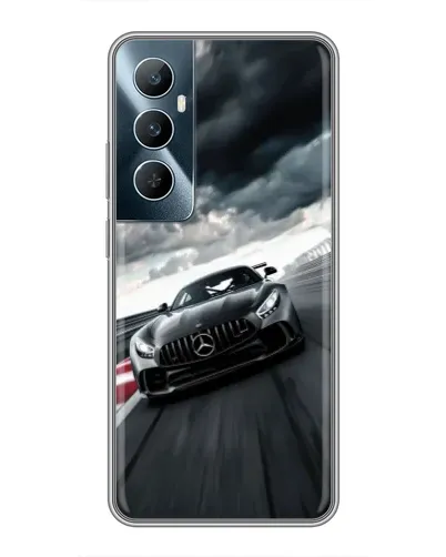 Чехол для Realme C65 с картинкой «Гоночный Mercedes AMG» Чехол для Realme C65 с картинкой «Гоночный Mercedes AMG»