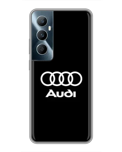 Чехол для Realme C65 с картинкой «Классическое лого Audi»