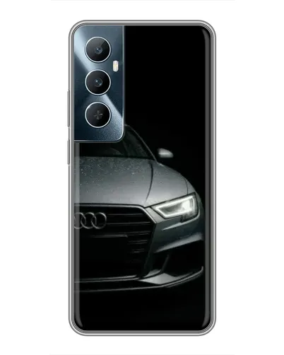 Чехол для Realme C65 с картинкой «Audi — детализация кузова»